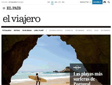 Tablet Screenshot of elviajero.elpais.com