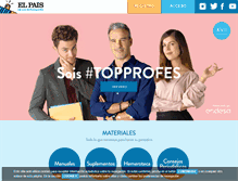 Tablet Screenshot of estudiantes.elpais.com