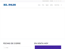 Tablet Screenshot of comercial.elpais.com.uy