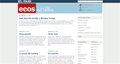 Desktop Screenshot of ecos.elpais.com.uy
